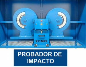 instrumento de pruebas para work index de bond con trituración de impacto probador